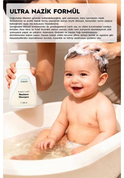Bubbly Baby Yenidoğan Köpük Bebek Şampuanı