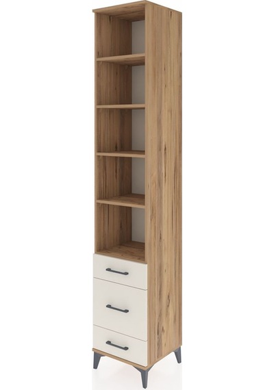 Hyperion Dolap 5 Raflı 3 Çekmeceli 44x44x243 Çam-aytaşı Çam
