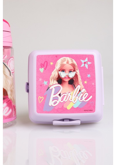 X Dekomus Lisanslı Barbie Extra Glam Collection 500 Ml Matara Ve 2 Katlı Beslenme Kutusu Smart Lunch Box Altın