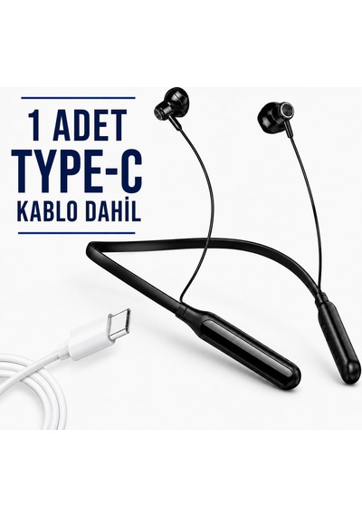 Bluetooth Kulaklık Hp-628 Boyun Askılı Bluetooth 5.4 Teknolojisi Mıknatıslı Kulak Uçları