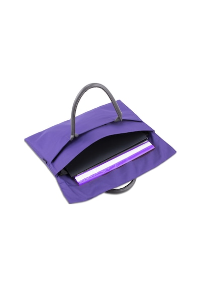 Classone Byn-el003 Wtxpro Su Geçirmez Kumaş 13-14 İnch Bayan Laptop, Notebook, Apple Uyumlu MacBook Air El Çantası- Tote Bag - Mor