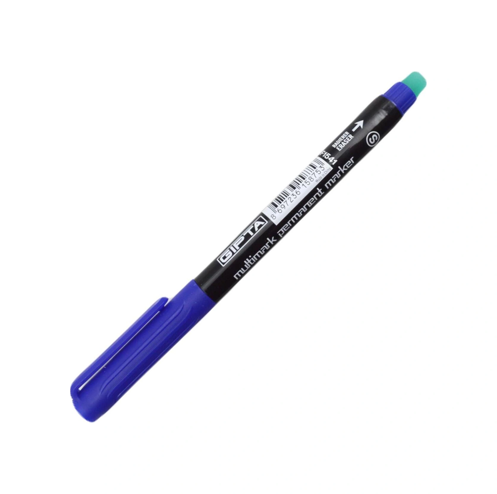 Permanent Asetat Kalemi Silgili S Uç Mavi F1541 Mavi