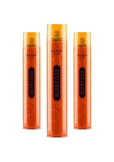 Morfose Turuncu Ultra Sert Saç Spreyi 400 ml X3