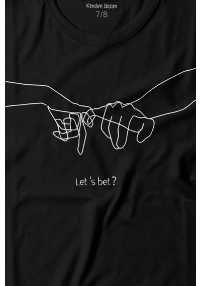 Kendim Seçtim İddia Sevgili Minimal Baskılı Tişört Çocuk T-shirt 001
