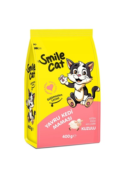 Smile Cat Yavru Kedi Kuzulu 400 Gr Kuru Mama