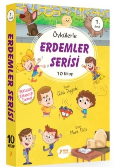 Yuva 1. Sınıf Öykülerle Erdemler Serisi 10 Kitap Set