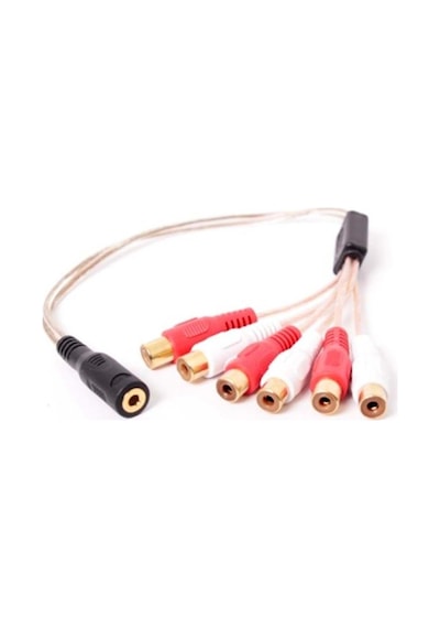 Kablo Dc 3.5MM Dişi To Dc 3.5MM Dişi 6Li S-Link Sl-Dc56