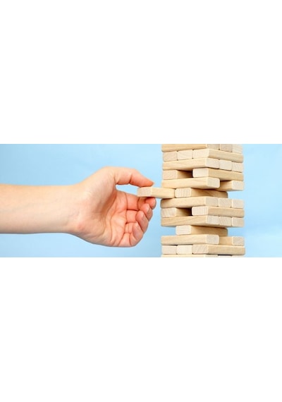 54 Parça. Jenga. Büyük Boy. Denge Oyunu. Doğal. Ahşap. Kule Oyunu