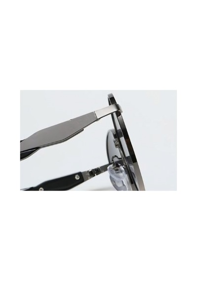 Unisex Çelik Çerçeve Güneş Gözlüğü Es124 Metalik - 712219964 Gri