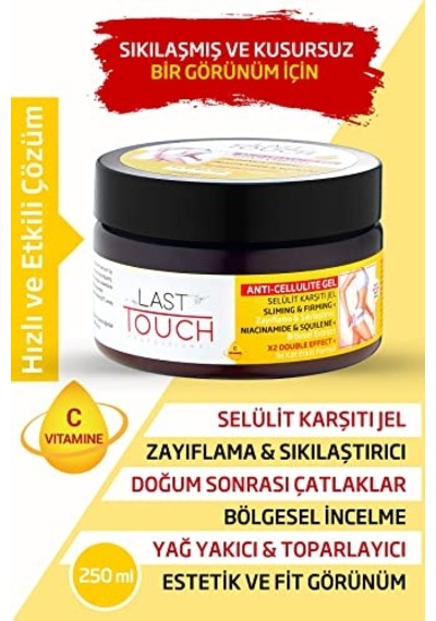 Anti Selülit Jel-sıkılaştırıcı-inceltici Ve Çatlak Karşıtı Jel 250 Ml C Vitaminli 2'li Selülit Jeli