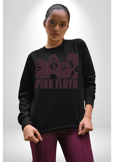 Pink Floyd Unisex Siyah Sweatshirt Siyah