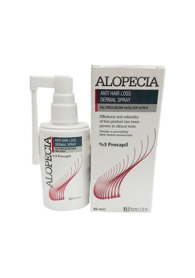 Alopecia %5 Procapil Hair Loss Serum Dermal Spray 60 ML