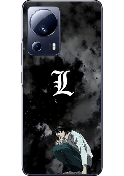 Xiaomi Mi 13 Lite Uyumlu Şeffaf Kılıf Death Note 2 Tasarımlı