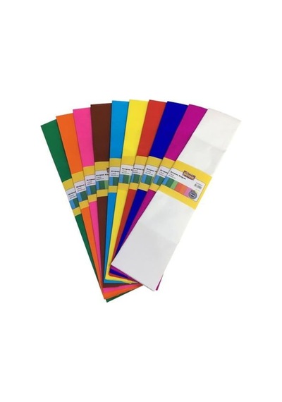 Grapon Kağıdı 10 Lu Set Karışık Renk Krapon Kağıdı