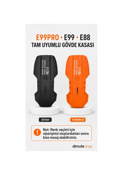 E99pro E99 E88 Drone Gövde Kasası Anakart Dahil Siyah Veya Turuncu Yedek Parça - 906425154