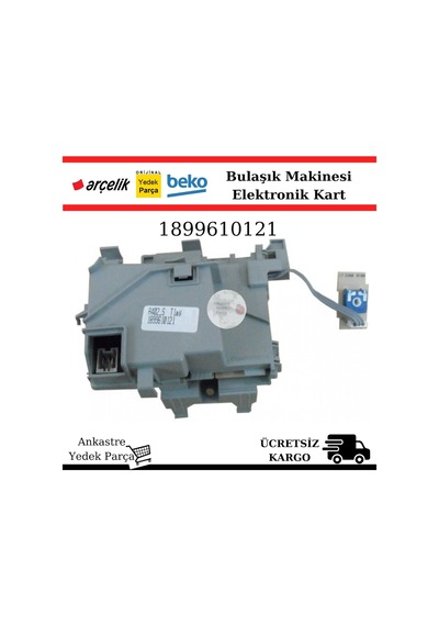Beko Uyumlu D1 2001 Bulaşık Makinesi Elektronik Kart 1899610121 - 407972338