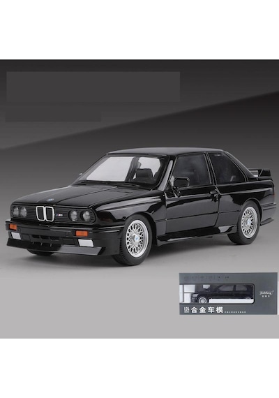 1988 Bmw M3 E30 1:24 Diecast Metal Model Araba Koleksiyon Siyah