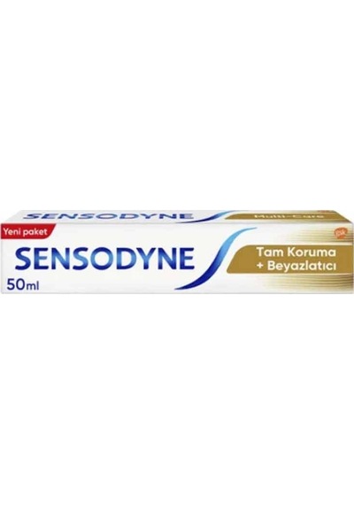4 Adet Sensodyne Diş Macunu Tam Koruma&beyazlatıcı 50 Ml