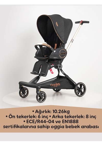 Oggia Bebek Arabası V9 Bej