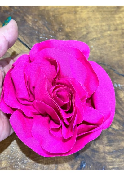 12 x 12 CM Kabartma Çiçek Broş Yaka İğnesi Giyim Aksesuarı Pembe