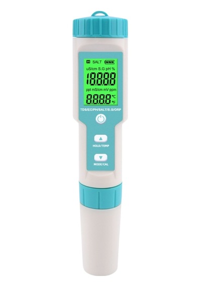 7in1 PH/TDS/EC/ORP/Deniz Suyu Ağırlık/Tuzluluk/Sıcaklık PH Ölçer