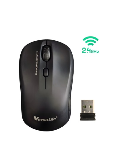 Versatile Kablosuz Optik Mouse - 2.4 Ghz Nano Alıcılı - Ergonomik Ofis Ve Ev Mouse -