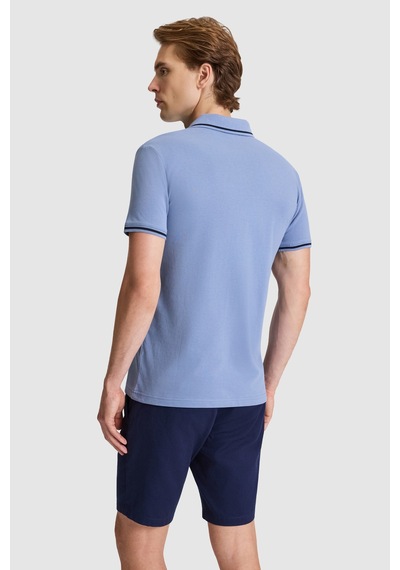 U.S. Polo Assn. U.s. Polo Assn. Erkek İndigo Tişört Basic 50326975-vr028