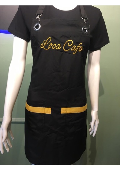 Askılı Micropolyester Önlük Cafe Chef Restoran Kuaför Önlük Model