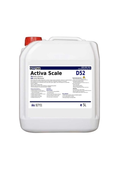Activa Scale D52 Kireç Çözücü 30 L