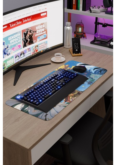 Xiangling Genshin Impact Anime Oyuncu V4 - 70x30 Xl Gaming Mouse Pad Fare Altlığı