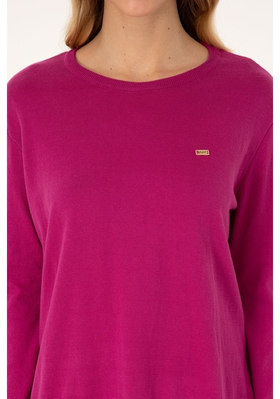 U.S. Polo Assn. Kadın Pembe Bisiklet Yaka Basic Kazak 50313579-VR252 U.S. Polo Assn. Kadın Pembe Bisiklet Yaka Basic Kazak 50313579-VR252