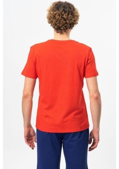 Benetton Bnt-m099-r-23y Erkek T-shirt Bnt-m099-r-r0766 Kırmızı