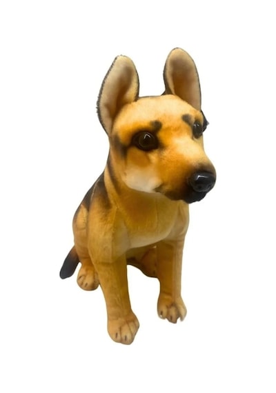 43 Cm Sevimli Peluş Köpek Oyuncak Yumuşacık Ve Dekoratif Peluş Sarı