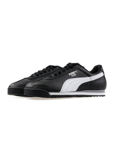 Puma Roma Basic Jr 353572 11 Kadın Siyah-beyaz Spor Ayakkabı Siyah