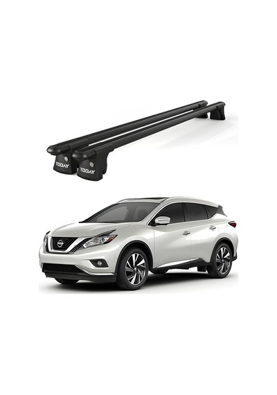Trio-ıı Nissan Murano 2008 Ve Sonrası Uyumlu Siyah Kilitli Ara Atkı 120cm Port Bagaj Tavan Barı