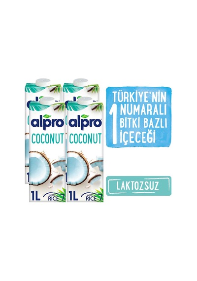 Alpro Hindistan Cevizi Sütü 4 x 1 L