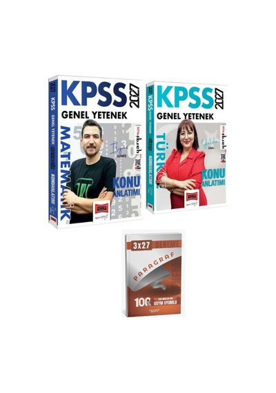 Yargı 2027 Kpss Genel Yetenek Türkçe+ Matematik Konu Anlatımı Set+ Anla Kazan Paragraf