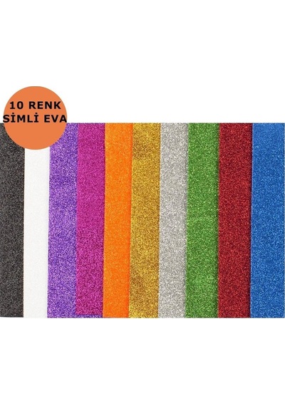 A4 Simli Eva 2 Mm 10 Renk Karışık