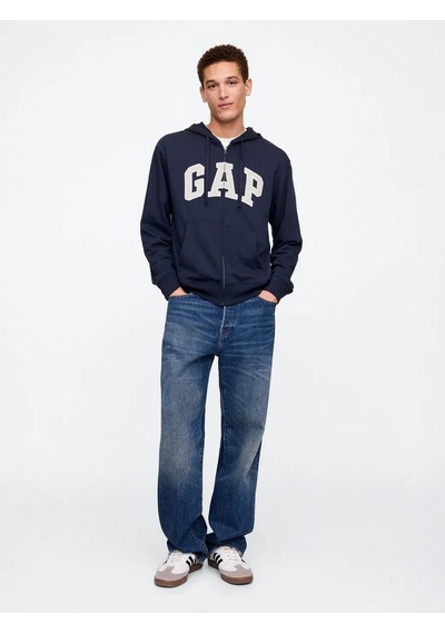 Gap 868454007 V-frch Ft Heritage Logo Fz Erkek Eşofman Üstü Lacivert