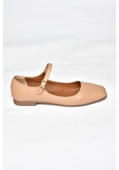 Fox Shoes S726252509 Ten Kadın Babet Ten Rengi