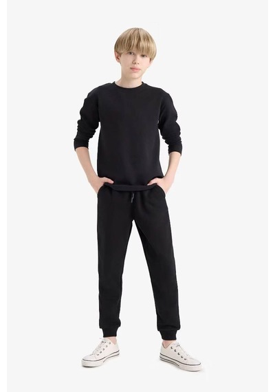 Defacto Erkek Çocuk Beli Lastikli Jogger Eşofman Altı K8852a625aubk81 Siyah Defacto Erkek Çocuk Beli Lastikli Jogger Eşofman Altı K8852a625aubk81 Siyah