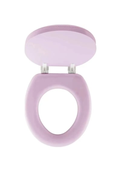 Pembe Yumuşak Klozet Kapak Büyük Puf 42x41 Cm Bx40 Diğer