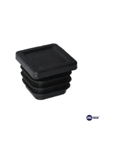 Holtech 30 X 30 Mm Plastik İç Tapa 4 Adet Kare Içe Geçme Profil Tapası Siyah Genel