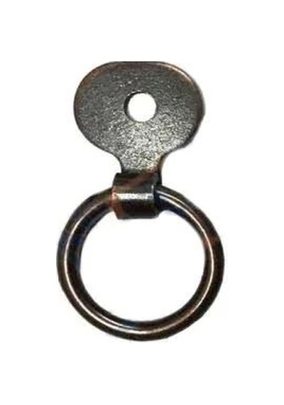 Halkalı Tablo, Çerçeve Askısı, Küçük, 15x28mm, Eskitme - 100 Adet Açık Gri