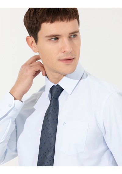 Pierre Cardin Erkek Açık Mavi Gömlek Basic 50251169-vr003 Açik Mavi