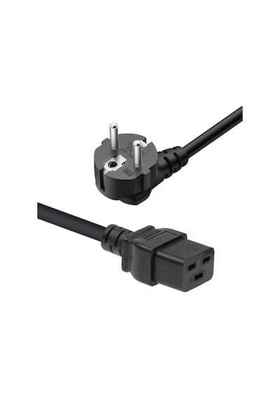 C19 Kablo Ups Power Kablosu 1.8 Metre 3x1.5mm Dikdörtgen Kalın Uc 300/500v 1.8mt