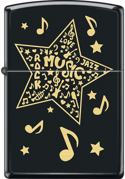 Zippo Music Star Çakmak - 218-122352 Çok Renkli