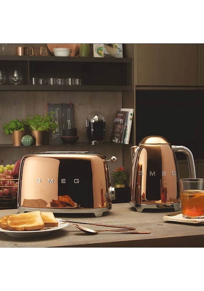 Smeg TSF01 2 Dilim Ekmek Kızartma Makinesi Rose Gold