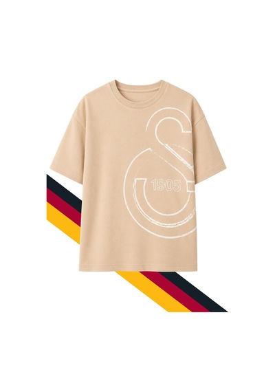 Galatasaray Çocuk Logo Baskılı Bej Tişört Ve Gri Eşofman Altı, Eşofman Takımı Kahverengi Galatasaray Çocuk Logo Baskılı Bej Tişört Ve Gri Eşofman Altı, Eşofman Takımı Kahverengi
