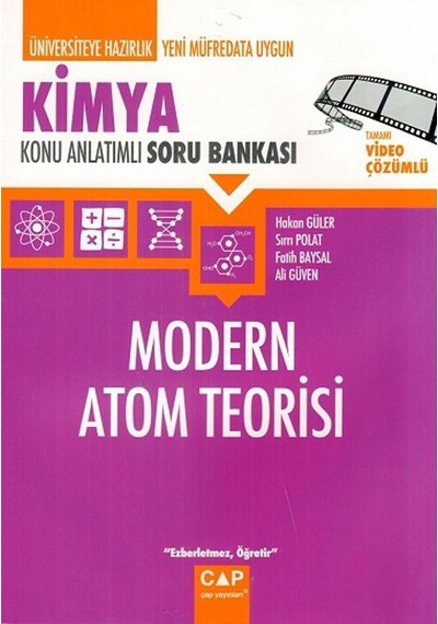 Kimya Modern Atom Teorisi Konu Anlatımlı Soru Bankası -  Çap Yayınları